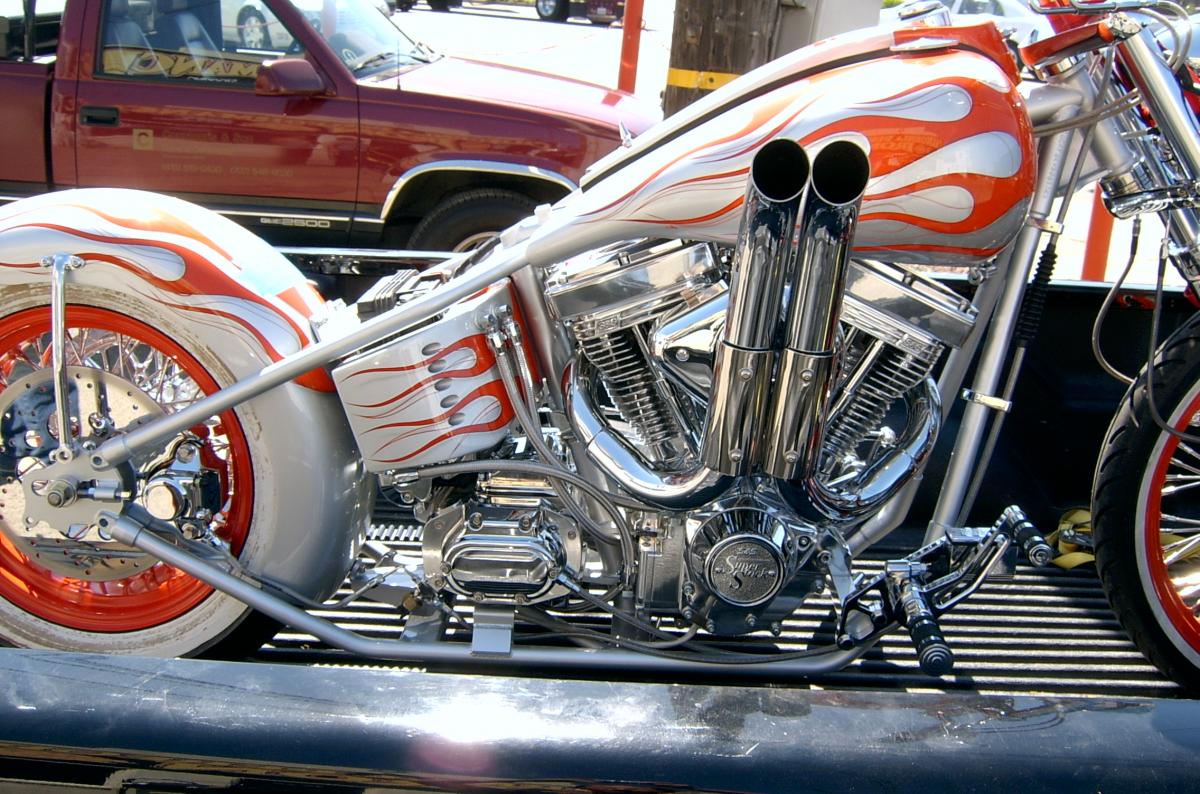 custom chopper frames